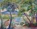 Landschap met baders - Henri Manguin — weergave van het kunstwerk