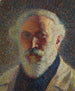 Zelfportret met witte baard - Henri Martin — weergave van het kunstwerk