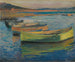 van Schepen in de omgeving van Collioure - Henri Martin — weergave van het kunstwerk