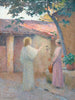 De Christus en de Samaritaanse - Henri Martin — weergave van het kunstwerk