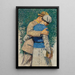 paar wandelend studie voor Le Jardin du Luxembourg grote decoratie Gemeentehuis van het 5e arrondissement Parijs - Henri Martin — ingelijst kunstwerk aan de muur