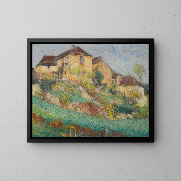 La Grande Maison de la Combe Labastide-du-Vert - Henri Martin — ingelijst kunstwerk aan de muur