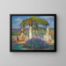 De pergola in de noordwesthoek van het park van Marquayrol - Henri Martin — ingelijst kunstwerk aan de muur