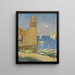 La Tour de Collioure maanlicht - Henri Martin — ingelijst kunstwerk aan de muur