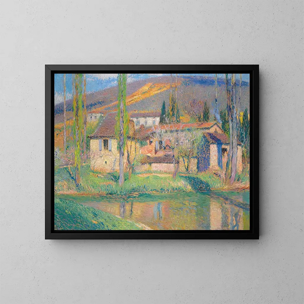 Labastide du Vert - Henri Martin — ingelijst kunstwerk aan de muur
