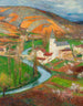 Labastide-du-Vert in de lente vanuit de tuin van Marquayrol - Henri Martin — weergave van het kunstwerk