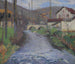 L'école et le pont sur le vert Labastide-du-Vert - Henri Martin — weergave van het kunstwerk