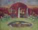 Het bassin en de pergola - Henri Martin — weergave van het kunstwerk