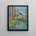 Kerk van Labastide-du-Vert - Henri Martin — ingelijst kunstwerk aan de muur