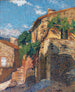Huizen in Collioure - Henri Martin — weergave van het kunstwerk