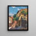 Huizen in Collioure - Henri Martin — ingelijst kunstwerk aan de muur
