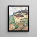 Huizen in Saint - Cirq - Lapopie - Henri Martin — ingelijst kunstwerk aan de muur