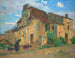Landschapschilderij van het platteland - Henri Martin — weergave van het kunstwerk