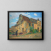 Landschapschilderij van het platteland - Henri Martin — ingelijst kunstwerk aan de muur