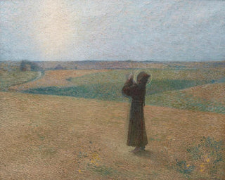 Sint Franciscus van Assisi - Henri Martin — weergave van het kunstwerk