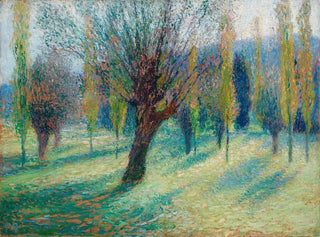 van Saules dans la vallée du Vert - Henri Martin — weergave van het kunstwerk