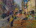 Straatscène - Henri Martin — weergave van het kunstwerk