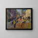 Straatscène - Henri Martin — ingelijst kunstwerk aan de muur