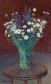 Vaas met madeliefjes - Henri Martin — weergave van het kunstwerk