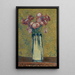 Bloemenvaas - Henri Martin — ingelijst kunstwerk aan de muur