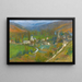Vue générale de Labastide-du-Vert du haut du parc de Marquayrol - Henri Martin — ingelijst kunstwerk aan de muur