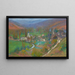 van Henri Martin | Schilderij Algemeen overzicht van Labastide-du-Vert vanaf het park van Marquayrol — ingelijst kunstwerk aan de muur