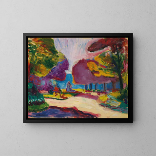 Reproductie van het schilderij Tuin van Luxemburg, Parijs - Henri Matisse