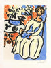 Marie-José in gele jurk - Henri Matisse — weergave van het kunstwerk