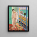 Nieuw aan het raam - Henri Matisse — ingelijst kunstwerk aan de muur