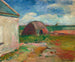 Landschap in Bretagne - Henri Matisse — weergave van het kunstwerk