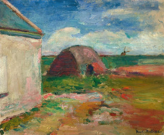 Landschap in Bretagne - Henri Matisse — weergave van het kunstwerk