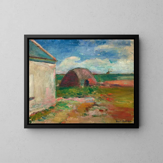 Landschap in Bretagne - Henri Matisse — ingelijst kunstwerk aan de muur