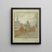 La ville - Henri Nozais — ingelijst kunstwerk aan de muur