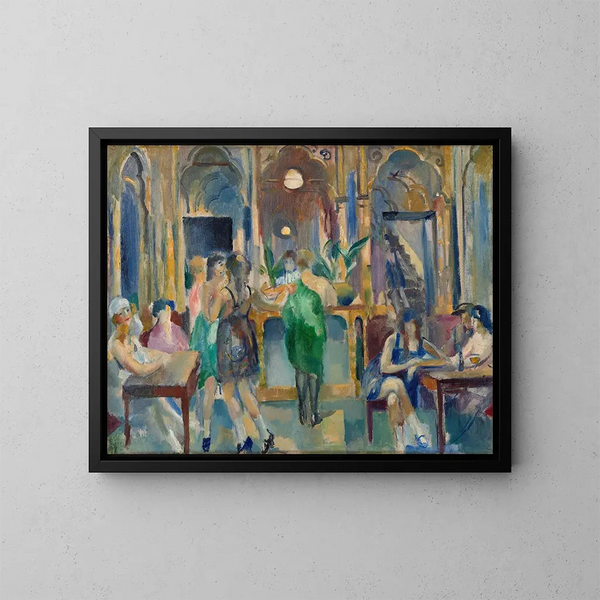 Le Palais de Cristal ou la Maison Close d'Anvers - Henri Ottmann — framed artwork on a wall