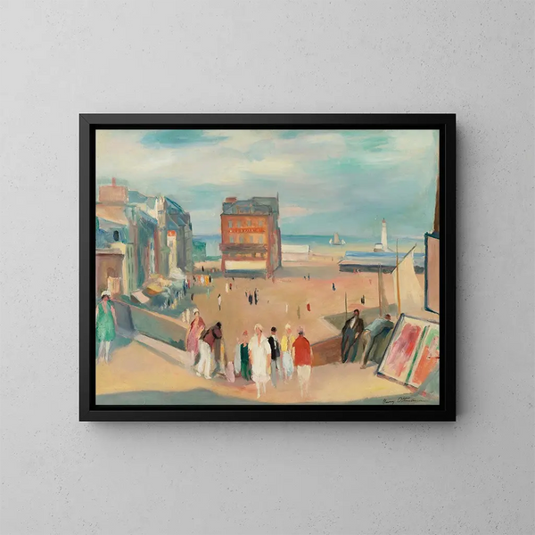Le Tréport - Henri Ottmann — framed artwork on a wall