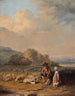 Een herder en een kind - Henri Patricot — weergave van het kunstwerk