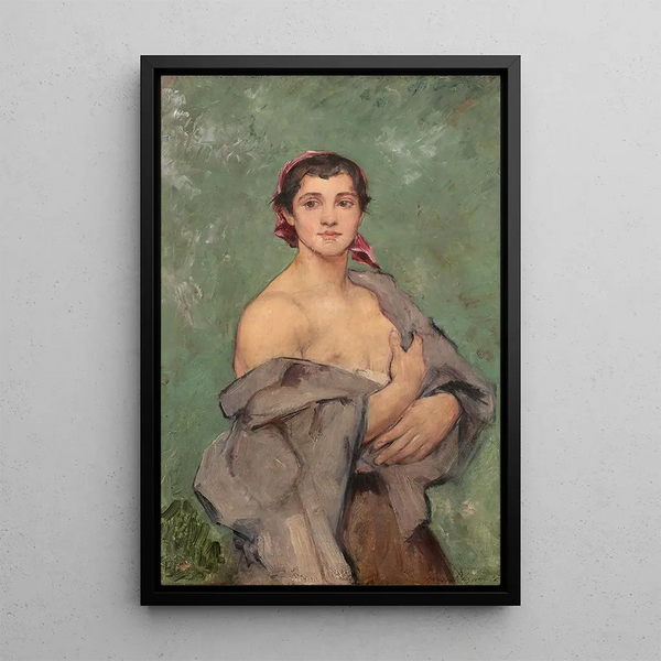 La Gitane - Henri Regnault — framed artwork on a wall