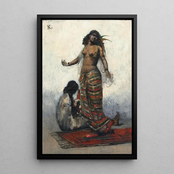 La jeune esclave - Henri Regnault — framed artwork on a wall