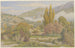 Buis-les-Baronnies vallei van de Ouvèze - Henri Rivière — weergave van het kunstwerk