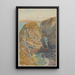 Falaises du Grand Ris Baie de Douarnenez - Henri Rivière — ingelijst kunstwerk aan de muur