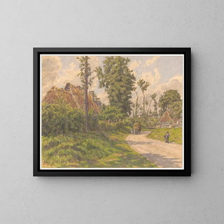 Fresnay le Long - Henri Rivière — ingelijst kunstwerk aan de muur