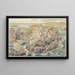 Goulphar, Belle-Île-en-Mer - Henri Rivière — ingelijst kunstwerk aan de muur
