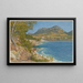 L'anse de l'Arène, Cassis - Henri Rivière — ingelijst kunstwerk aan de muur