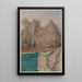 Les tas de pois Camaret - Henri Rivière — ingelijst kunstwerk aan de muur