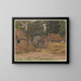 Long Fresnay - Henri Rivière — ingelijst kunstwerk aan de muur