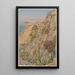 Roc Neveu La falaise de l'oiseau Loguivy - Henri Rivière — ingelijst kunstwerk aan de muur