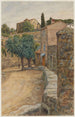 Rue Bormes - Henri Rivière — weergave van het kunstwerk