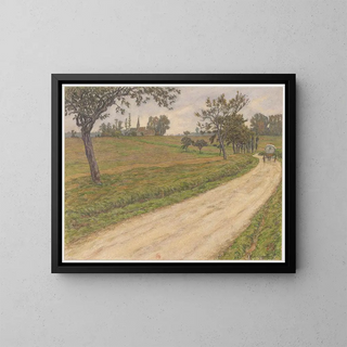 Vallée Martin - Henri Rivière — ingelijst kunstwerk aan de muur