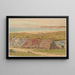 dorp en Anse de Dinan - Henri Rivière — ingelijst kunstwerk aan de muur