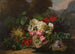 Natuurstilleven met bloemen en fruit - Henri Robbe — weergave van het kunstwerk